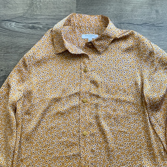 Equipment Leema Ditsy Print Shirt Size XS - Picture 4 of 9